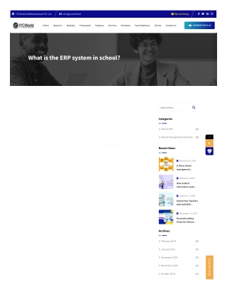 What is the ERP system in school