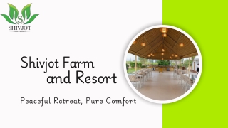 Luxury Resort In Panchkula