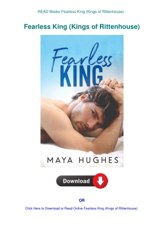 READ Books Fearless King (Kings of Rittenhouse)