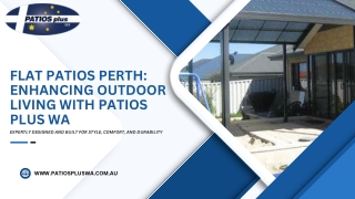 Flat Patios Perth