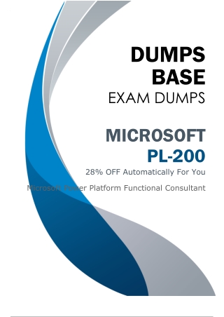 (March 2025) Choose Microsoft PL-200 Dumps V22.02 to Prepare for Your Exam