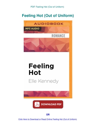 PDF Feeling Hot (Out of Uniform)