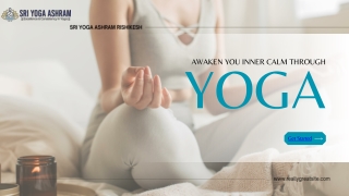 Begin Your Yoga Journey with 200-Hour Teacher Training at Sri Yoga Ashram, Rishi