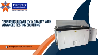 Salt spray test equipment