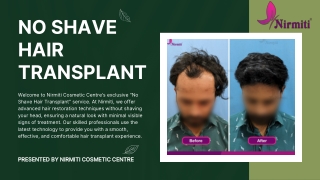 No Shave Hair Transplant