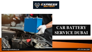 CAR BATTERY SERVICE DUBAI