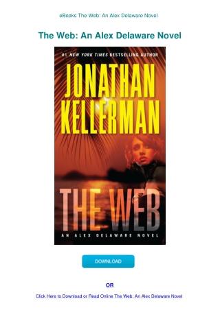 eBooks The Web An Alex Delaware Novel