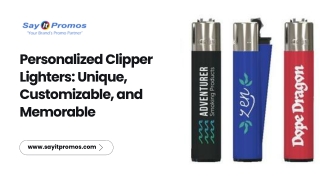 Personalized Clipper Lighters Unique, Customizable, and Memorable