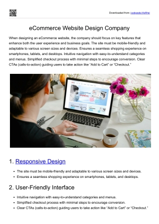 eCommerce Website Design Company