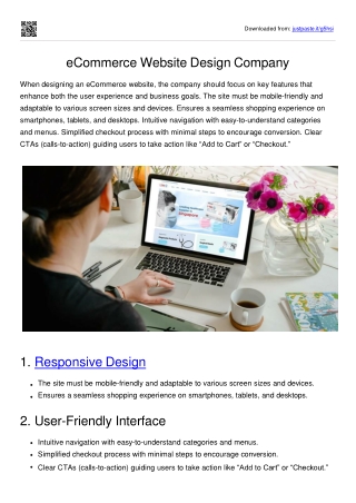 eCommerce Website Design Company