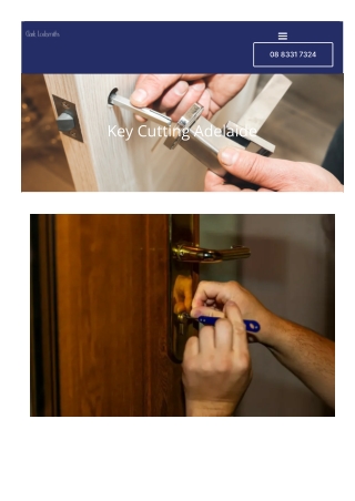Key cutting Adelaide