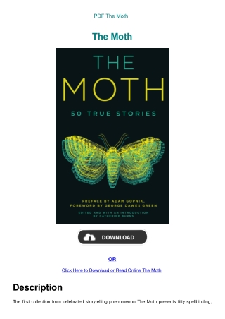 PDF The Moth