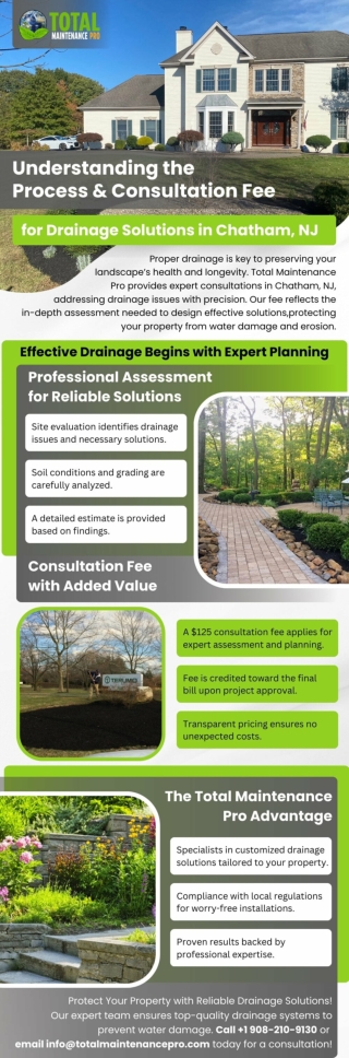 Drainage Solutions in Chatham, NJ