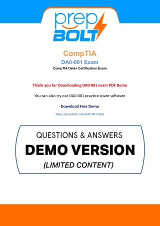 CompTIA DA0-001 Exam Tips To Pass