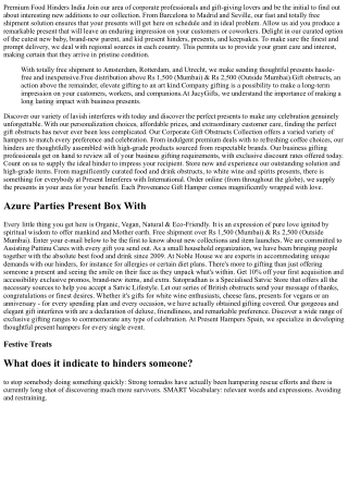 Present Boxes, Gift Things, Present Obstructs, Tailor-maked Gift Baskets