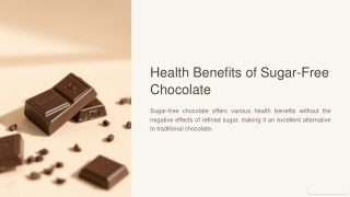 Health Benefits of Sugar Free Chocolate