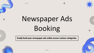 Easily Book Your Newspaper Ads Online with Bhaskarad