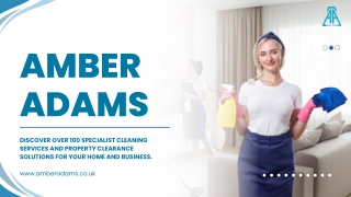 Enhance Your Workspace with Amber Adams Commercial Cleaning UK