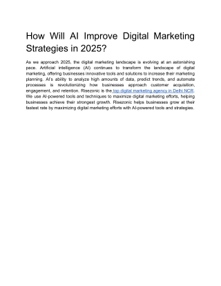 How Will AI Improve Digital Marketing Strategies in 2025 (2)