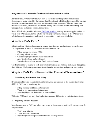 Why-PAN-Card-is-Essential-for-Financial-Transactions-in-India