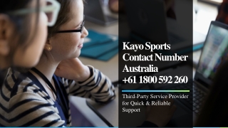 Kayo Sports Contact Number Australia