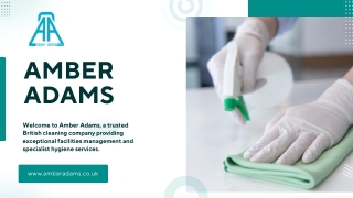 Stay Safe with Amber Adams Antiviral Sanitisation UK