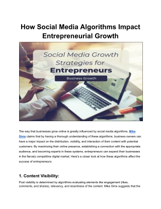 Mastering Social Media Algorithms for Business Success