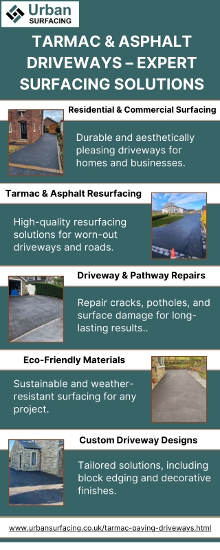 Tarmac & Asphalt Driveways and Surfacing Experts in Leeds, Otley, Harrogate