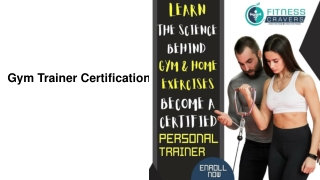 Gym Trainer Certification: Unlock Your Fitness Career