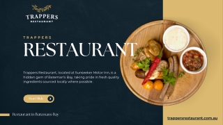 Trappers Restaurant in Batemans Bay