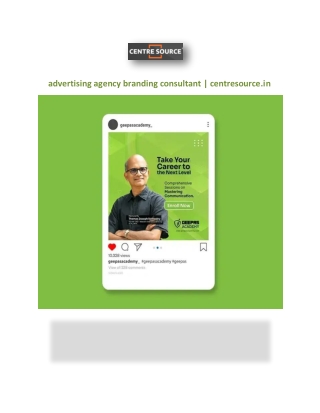 advertising agency branding consultant | centresource.in