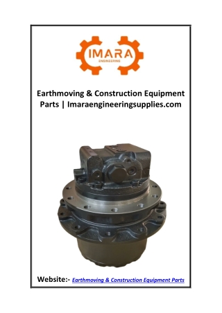 Earthmoving & Construction Equipment Parts  Imaraengineeringsupplies.com