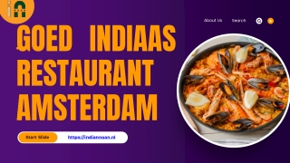 Goed Indiaas Restaurant In Amsterdam