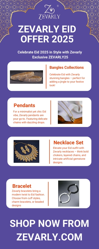 Zevarly EID 2025 offer infographics