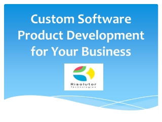 Custom Software Product Development for Your Business
