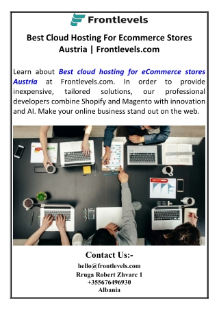 Best Cloud Hosting For Ecommerce Stores Austria | Frontlevels.com