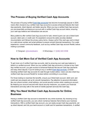 How to Get More Out of Verified Cash App Accounts