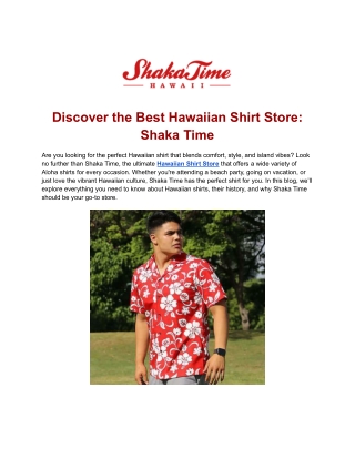 Stylish Shirts for Men with Tropical Flair