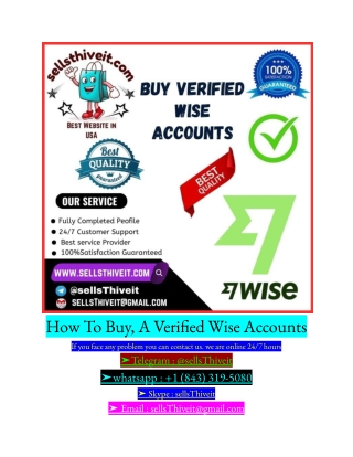 How To Getting, A Verified Wise Account