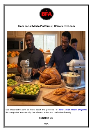 Black Social Media Platforms  Bfacollective.com