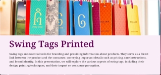 Swing Tags Printed