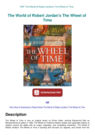 PDF The World of Robert Jordan's The Wheel of Time