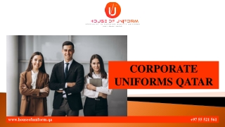CORPORATE UNIFORMS QATAR