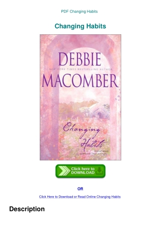 PDF Changing Habits