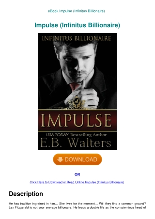 eBook Impulse (Infinitus Billionaire)