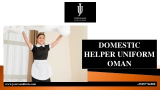 DOMESTIC HELPER UNIFORM OMAN