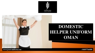 DOMESTIC HELPER UNIFORM OMAN