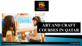 ART AND CRAFT COURSES IN QATAR (1)