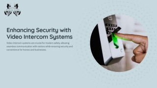 Top Features to Look for in a Modern Video Intercom System