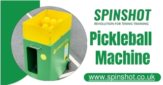 Advanced Pickleball Machine for Precision Training | Spinshot UK